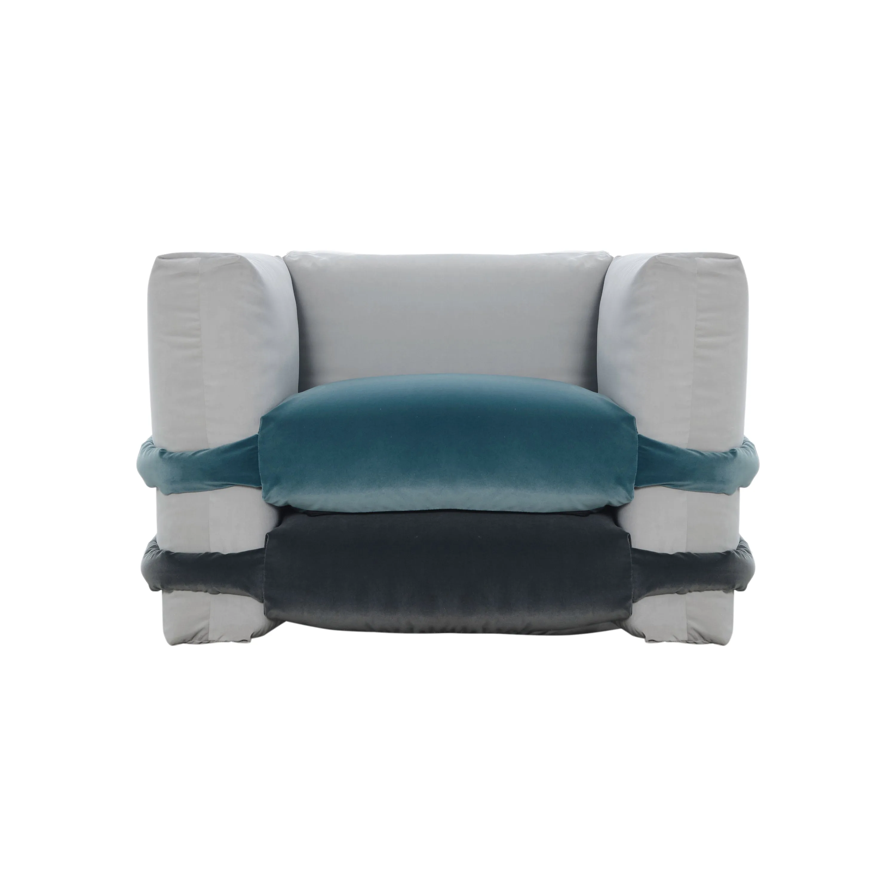 Pillow Velvet Lounge Chair
