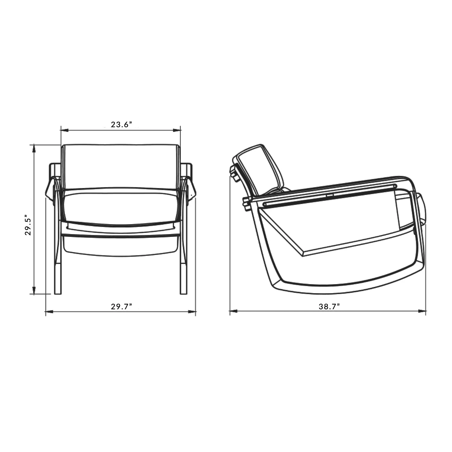 Pitu Chaise Rocking Chair