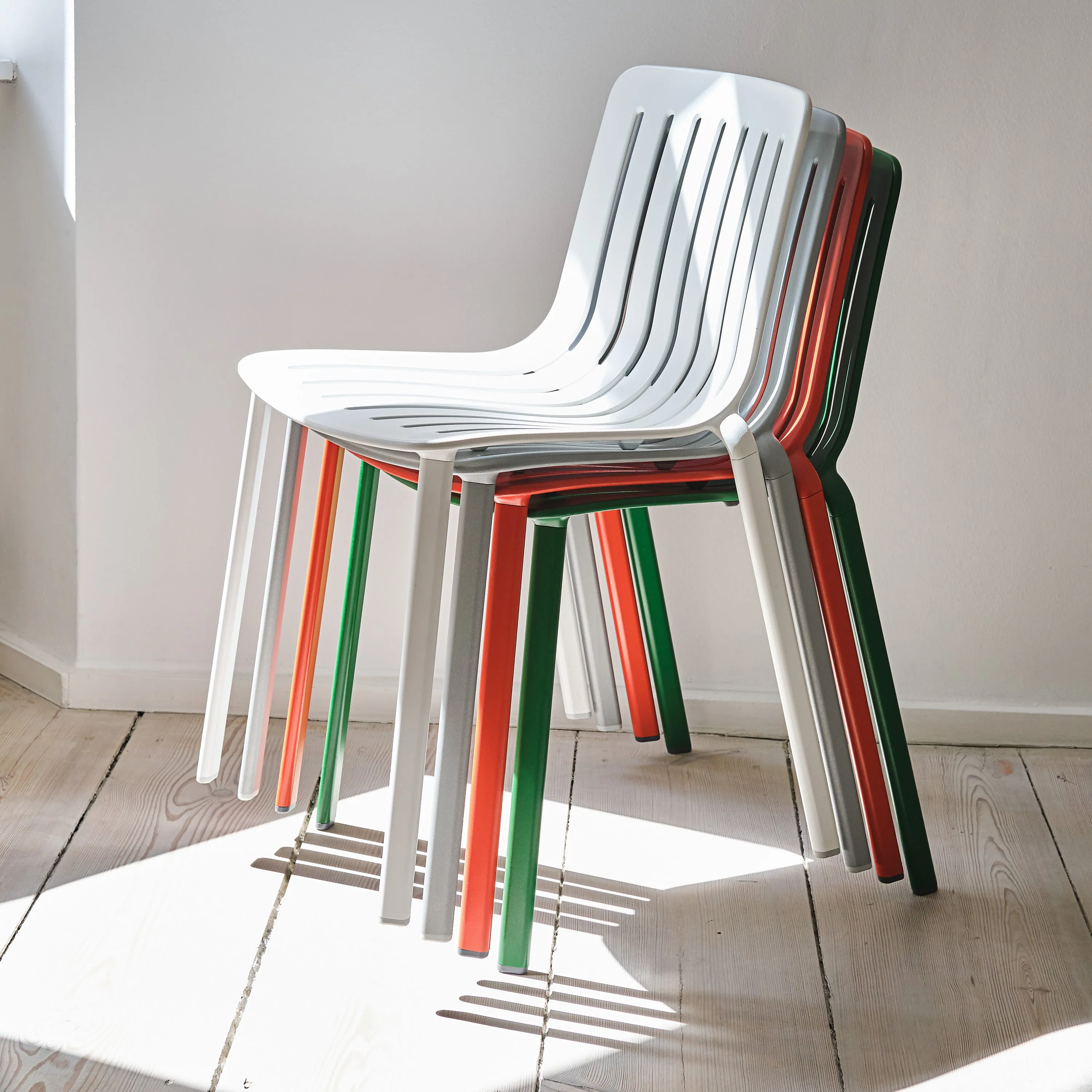 Plato Outdoor Stacking Chair (Set of 2)