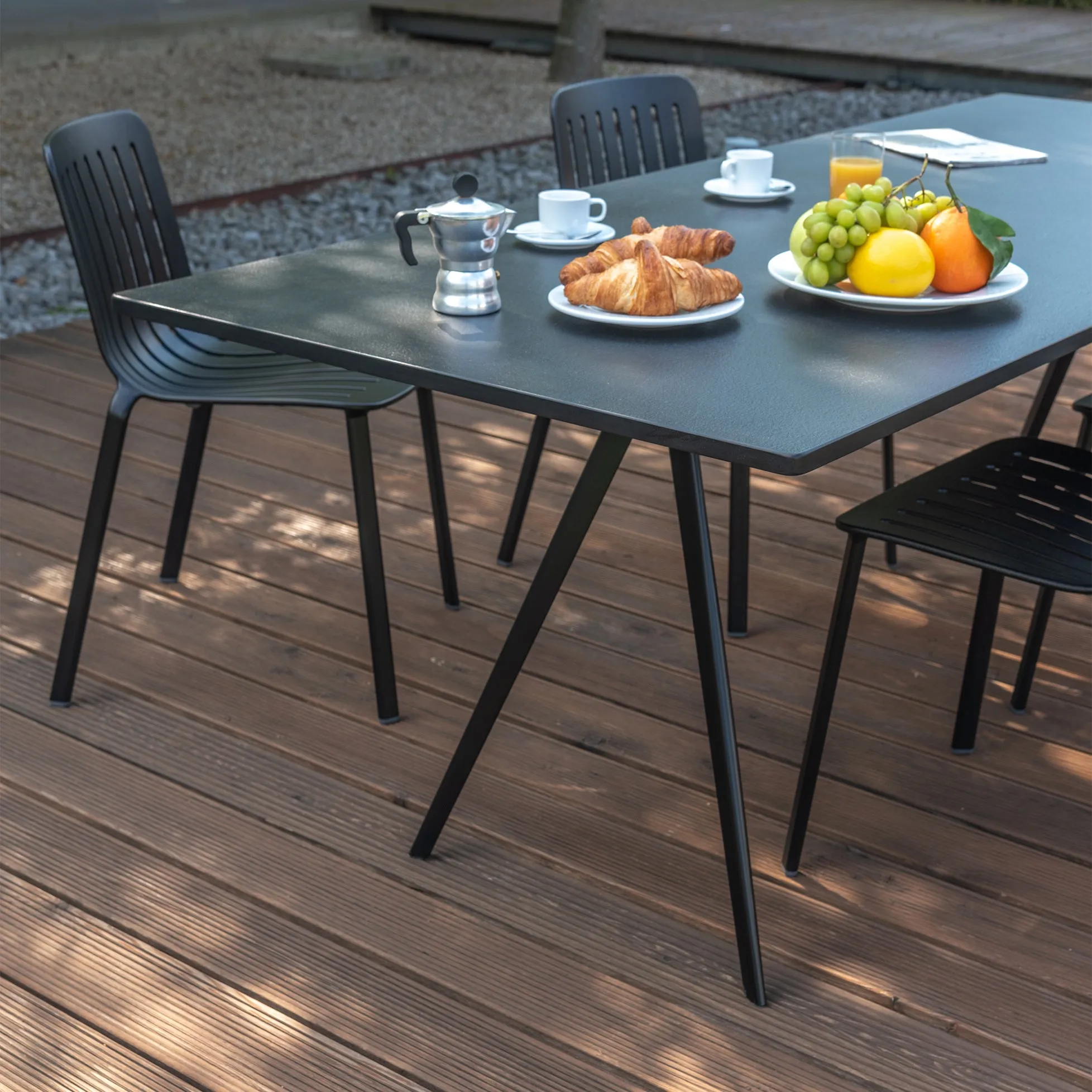 Plato Outdoor Stacking Chair (Set of 2)