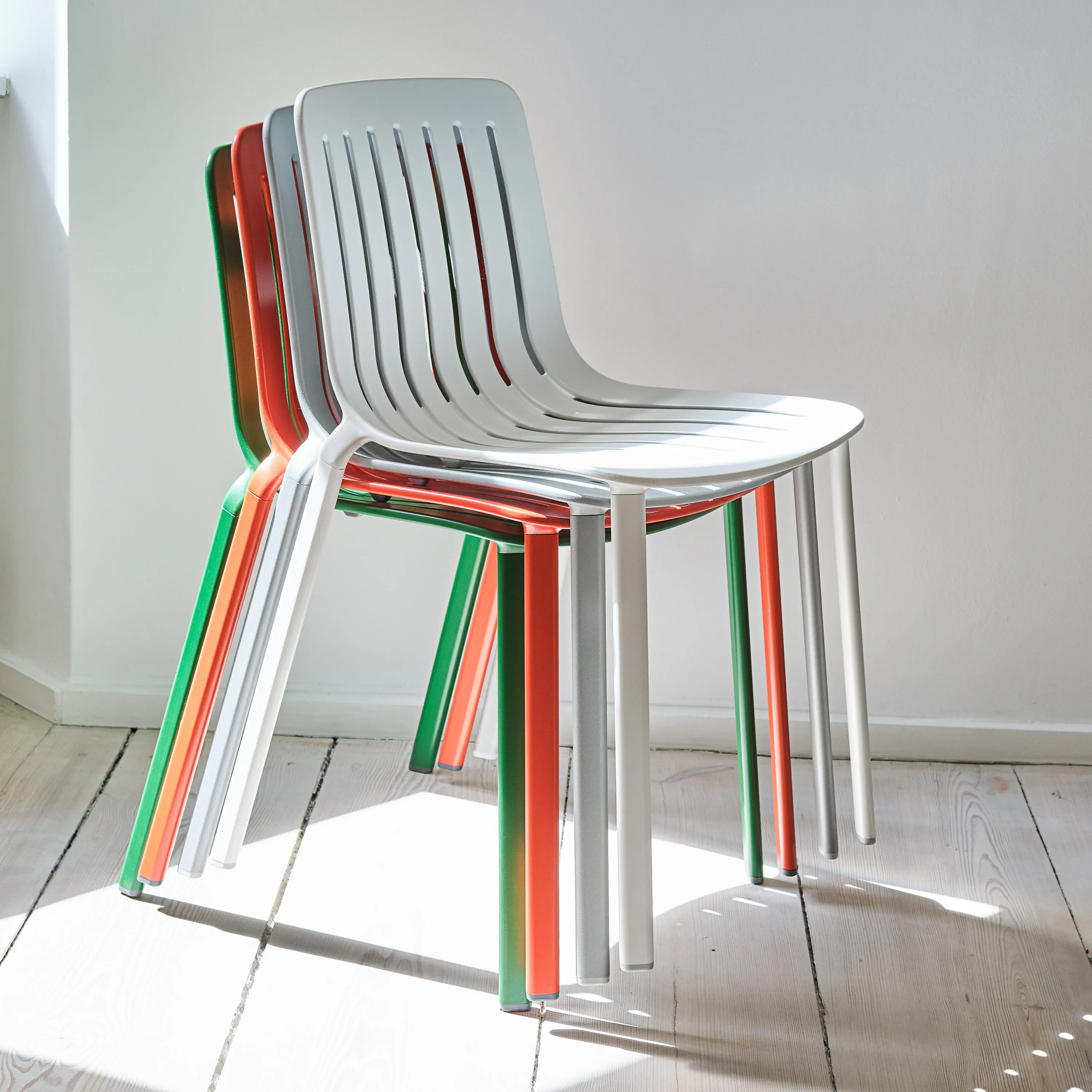 Plato Outdoor Stacking Chair (Set of 2)