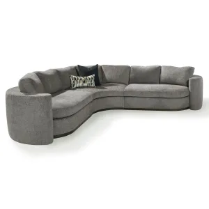 Playing Hooky Curved Sectional Sofa