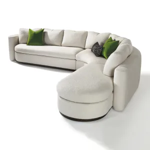 Playing Hooky Curved Sectional with Chaise