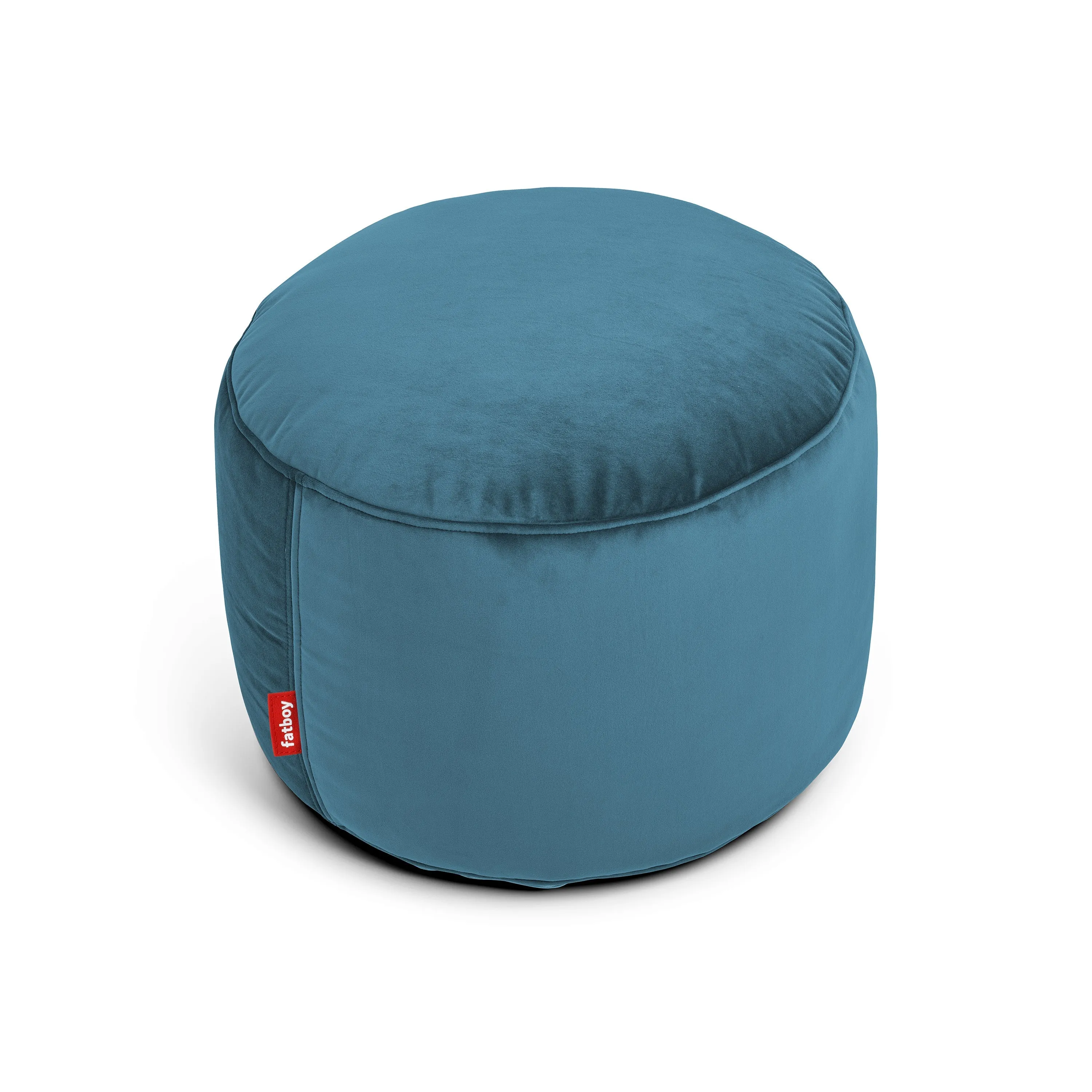 Point Recycled Royal Velvet Pouf