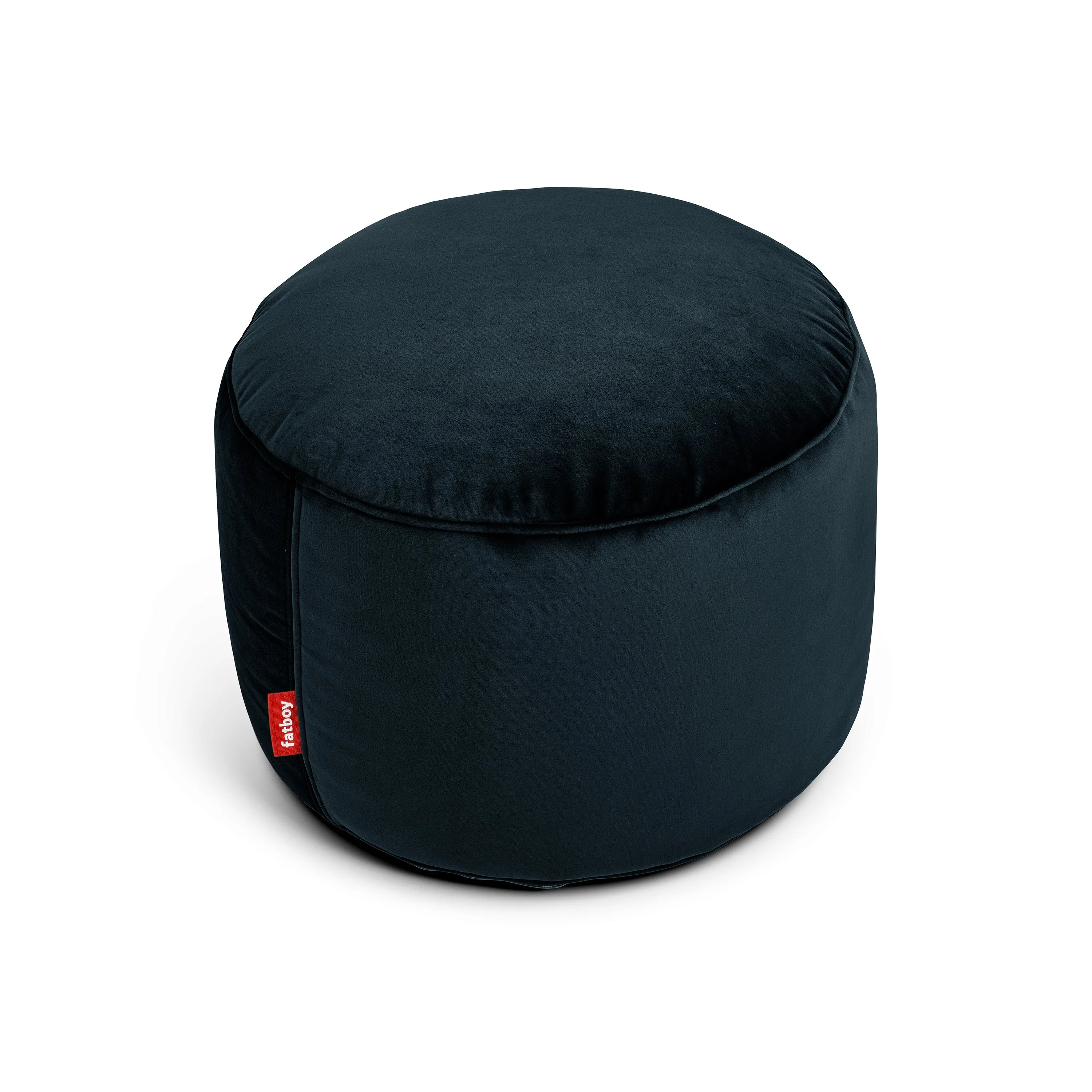 Point Recycled Royal Velvet Pouf