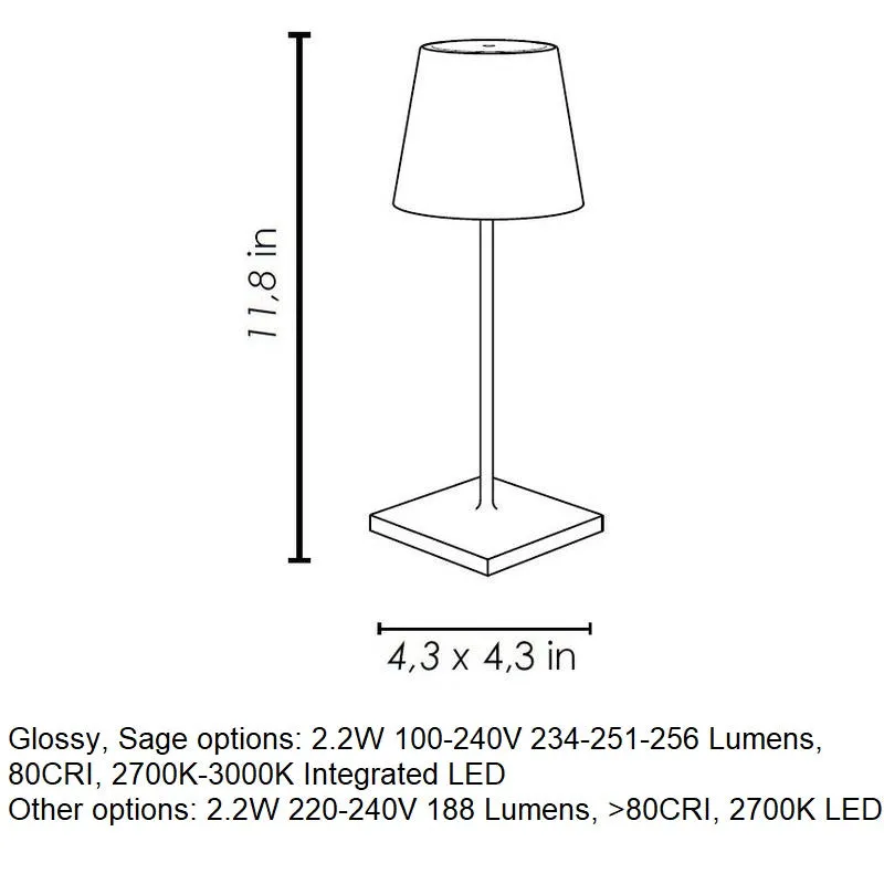 Poldina Pro Mini Portable Table Lamp