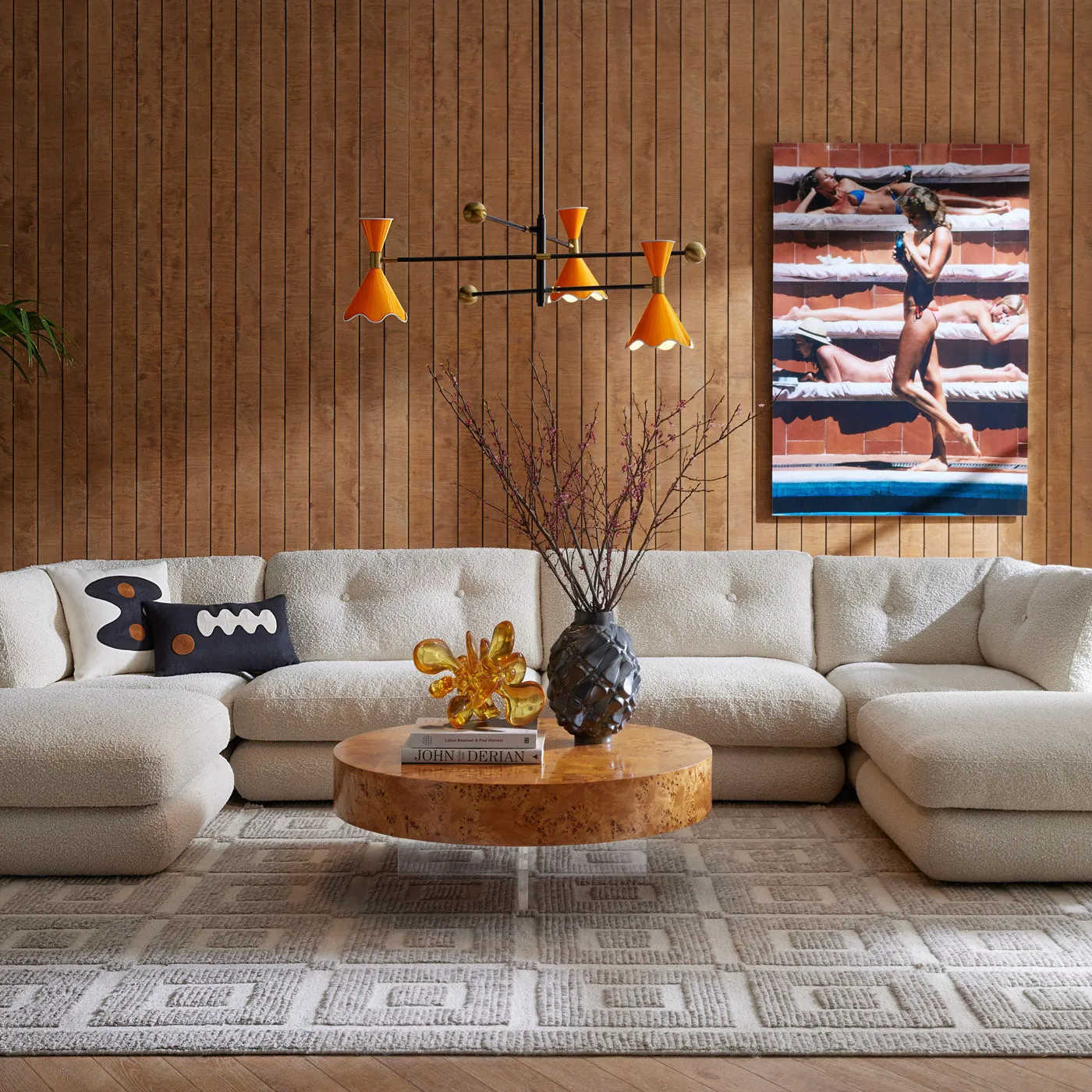 Pompidou Modular 6-Piece Sectional with Ottoman