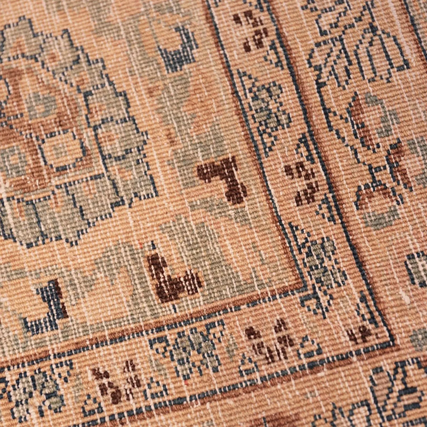 Red Antique Tabriz Persian Rug - 11'2" x 18'6"