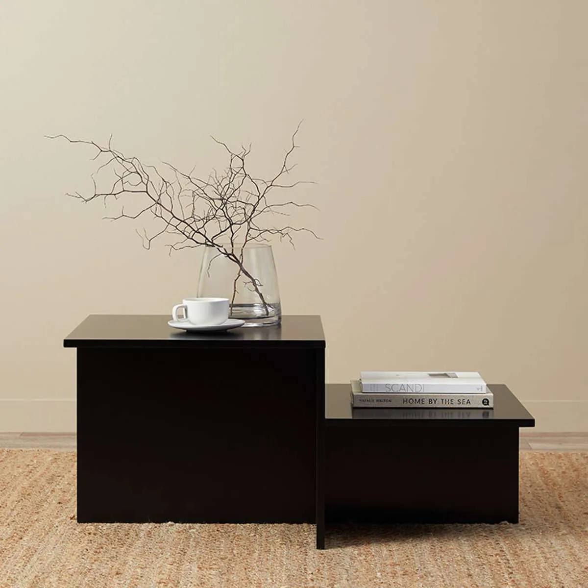 Ren Coffee Table - Black Mocka
