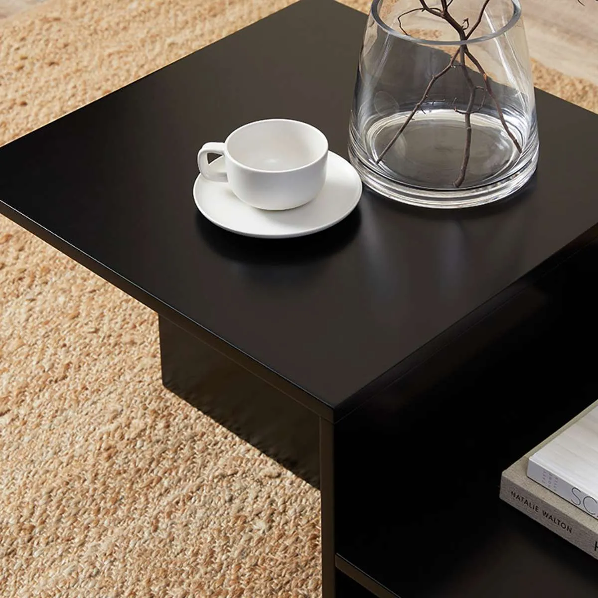 Ren Coffee Table - Black Mocka