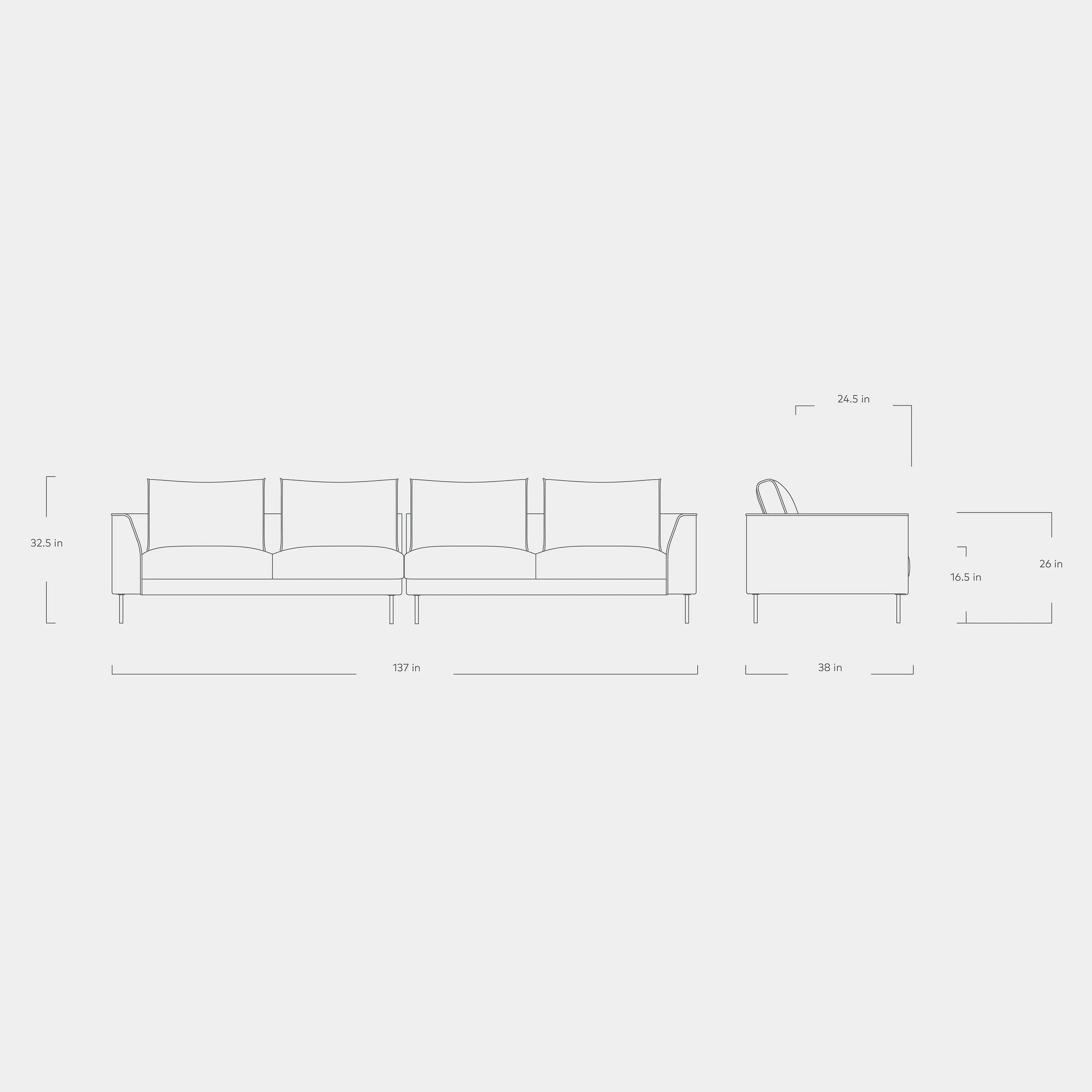 Renfrew XL Sofa