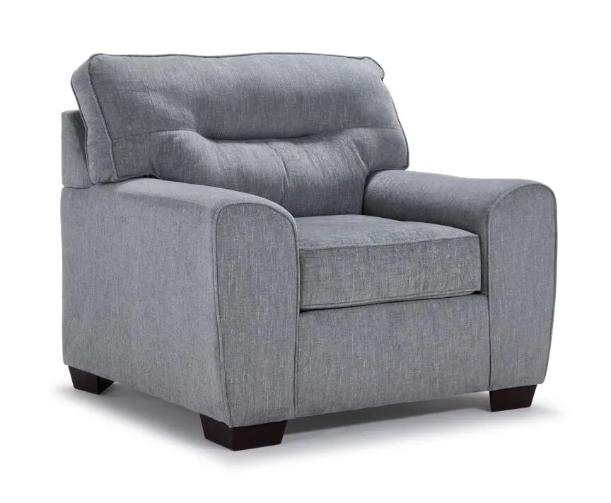 Renzo Sofa, Loveseat and Chair Set - Marble