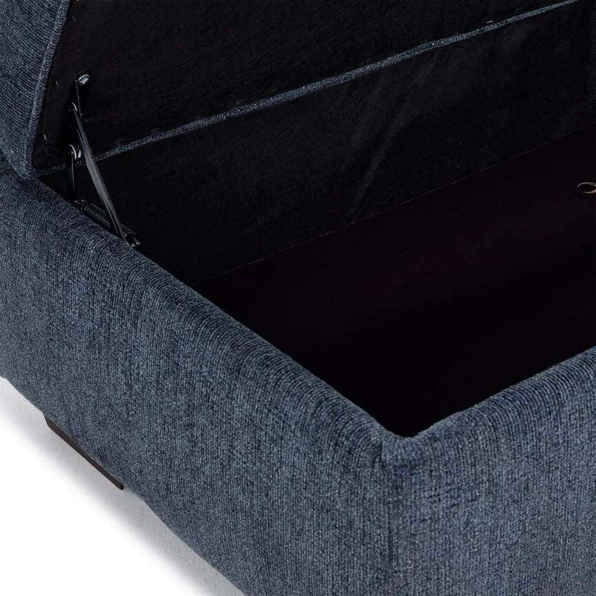 Renzo Storage Ottoman - Skylight