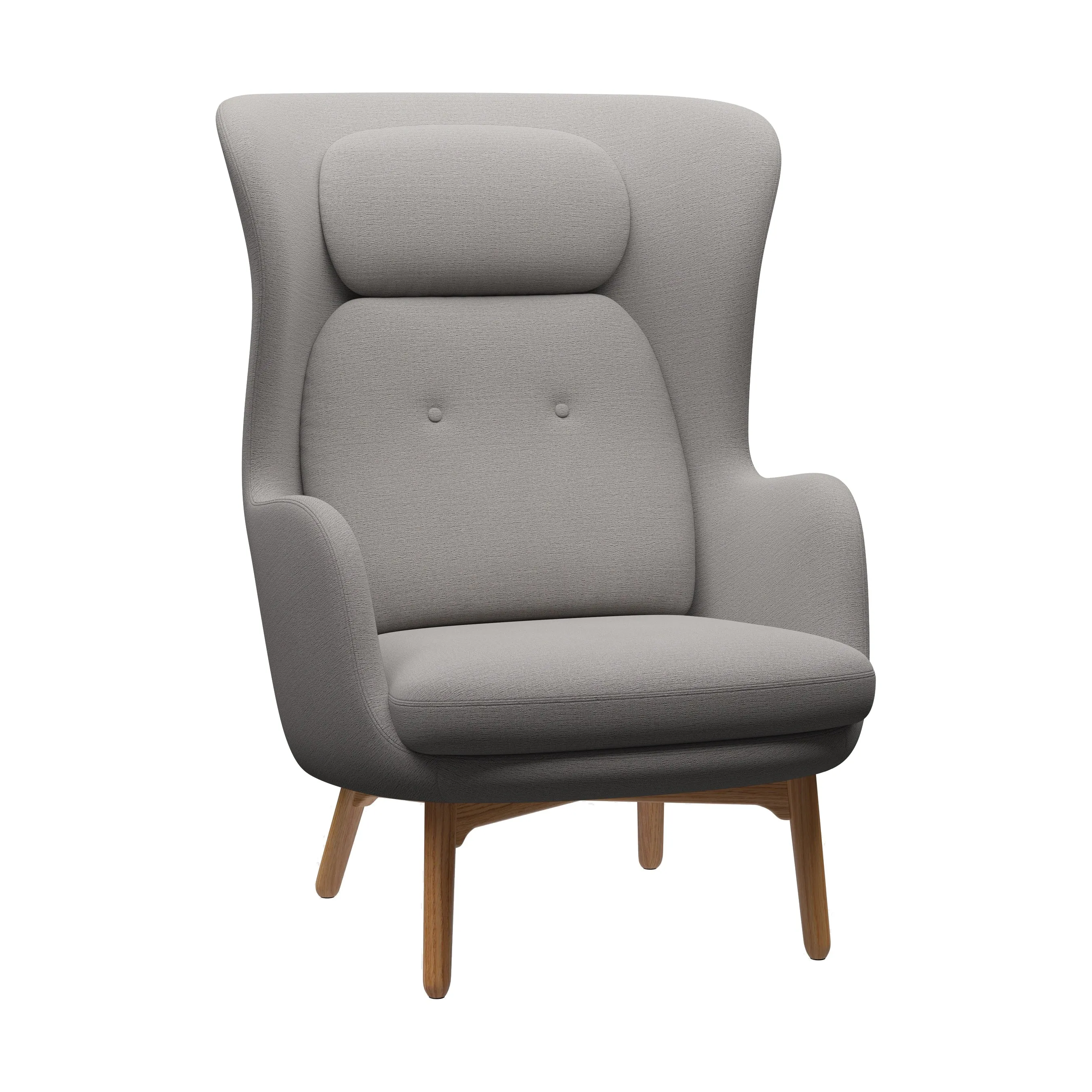 Ro Lounge Chair with Wood Legs