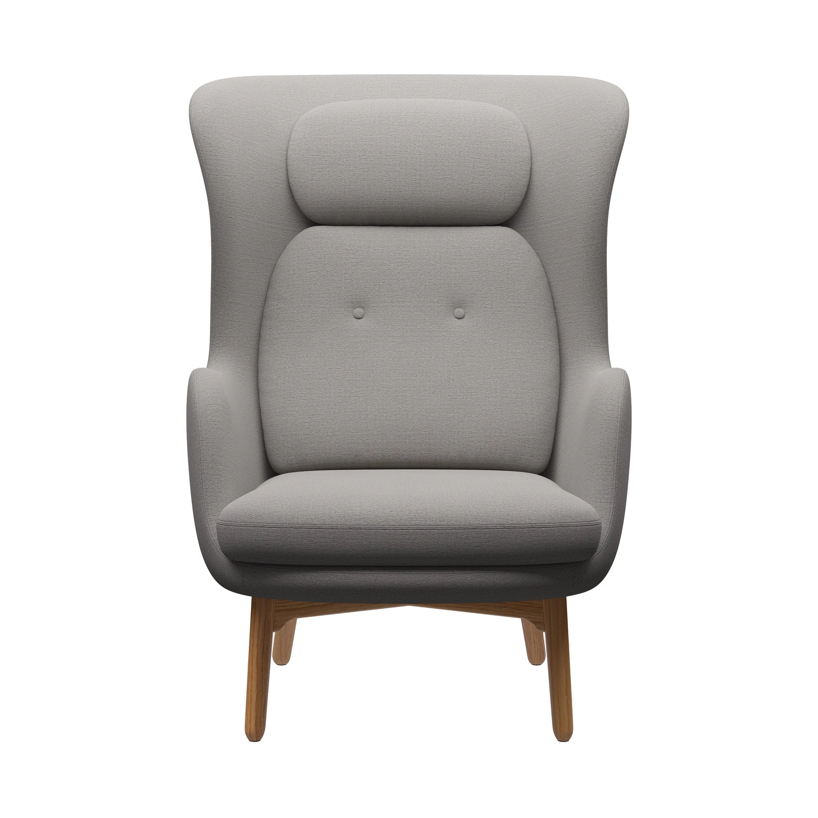 Ro Lounge Chair with Wood Legs