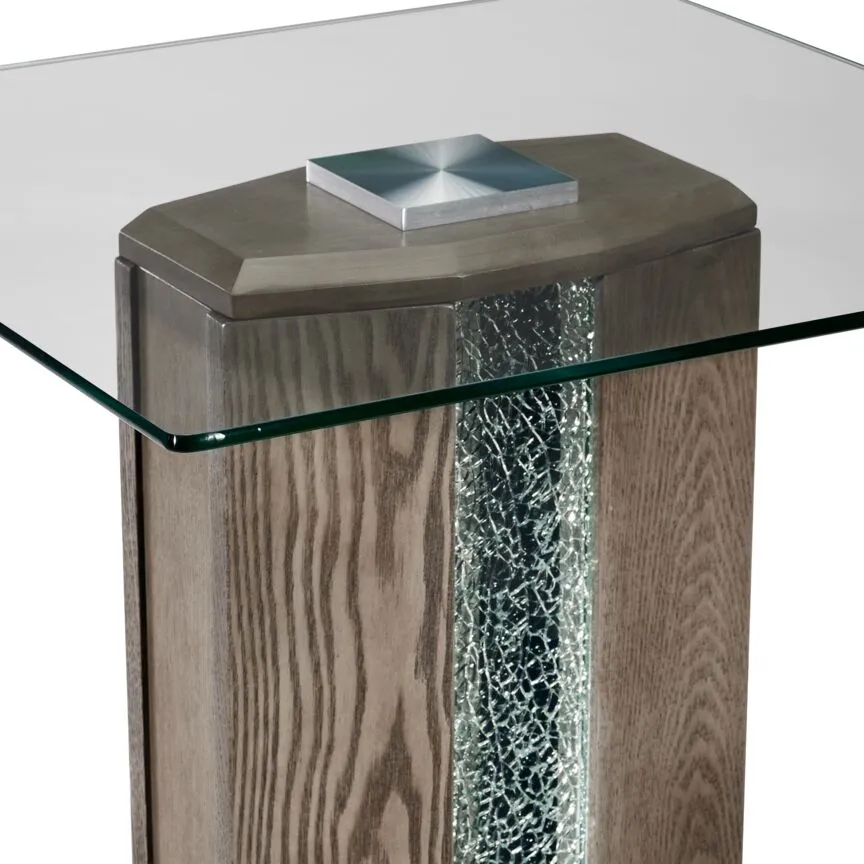 Saber End Table - Grey