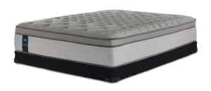 Sealy Posturepedic® Plus Sterling Milana II Luxury Plush Eurotop Queen Mattress and Low Profile Boxspring Set
