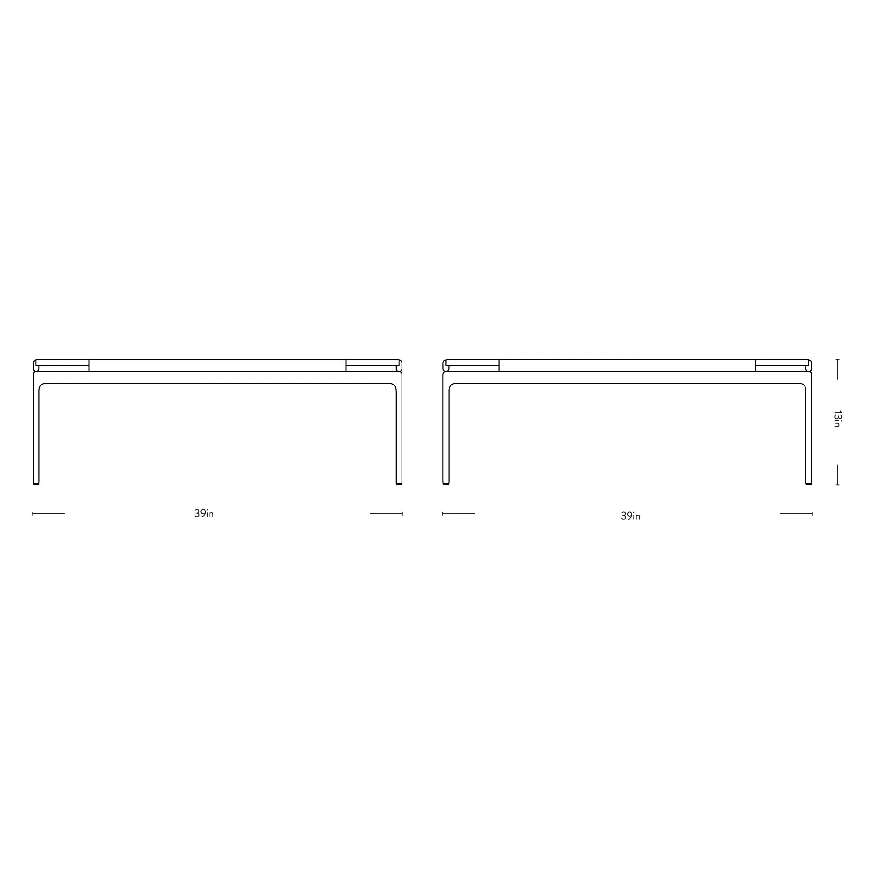 Sett Square Coffee Table