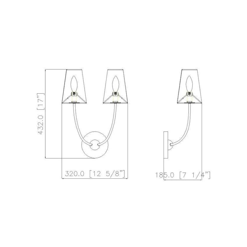 Shannon 2-Light Wall Sconce