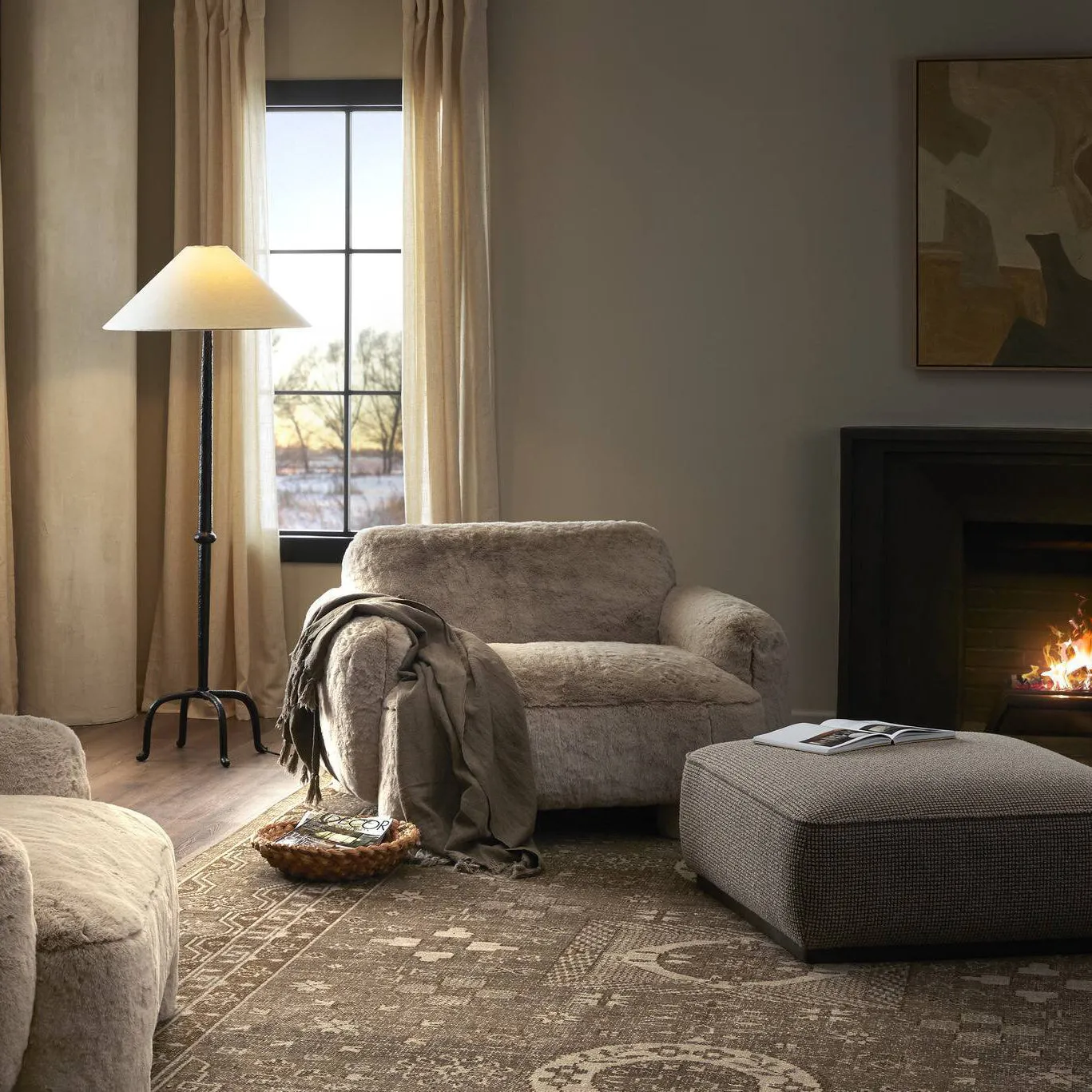 Sinclair Square Ottoman