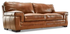 Stampede Leather Sofa - Chestnut