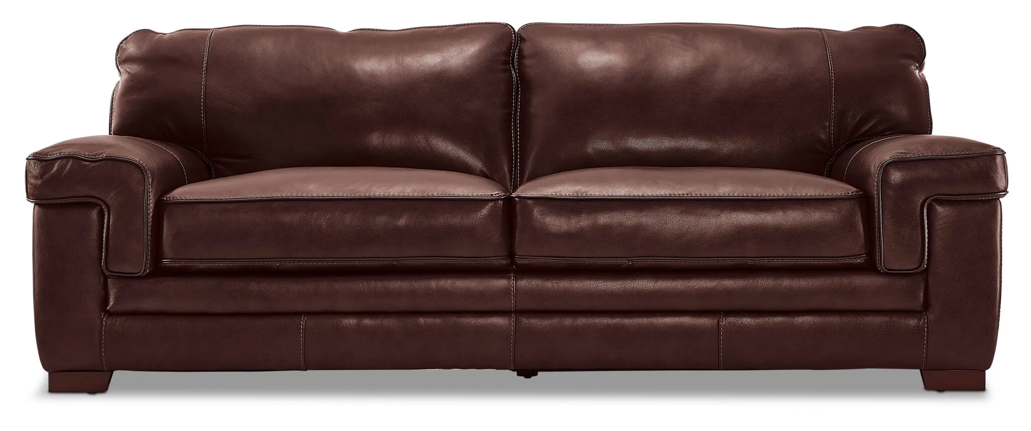 Stampede Leather Sofa - Hazelnut