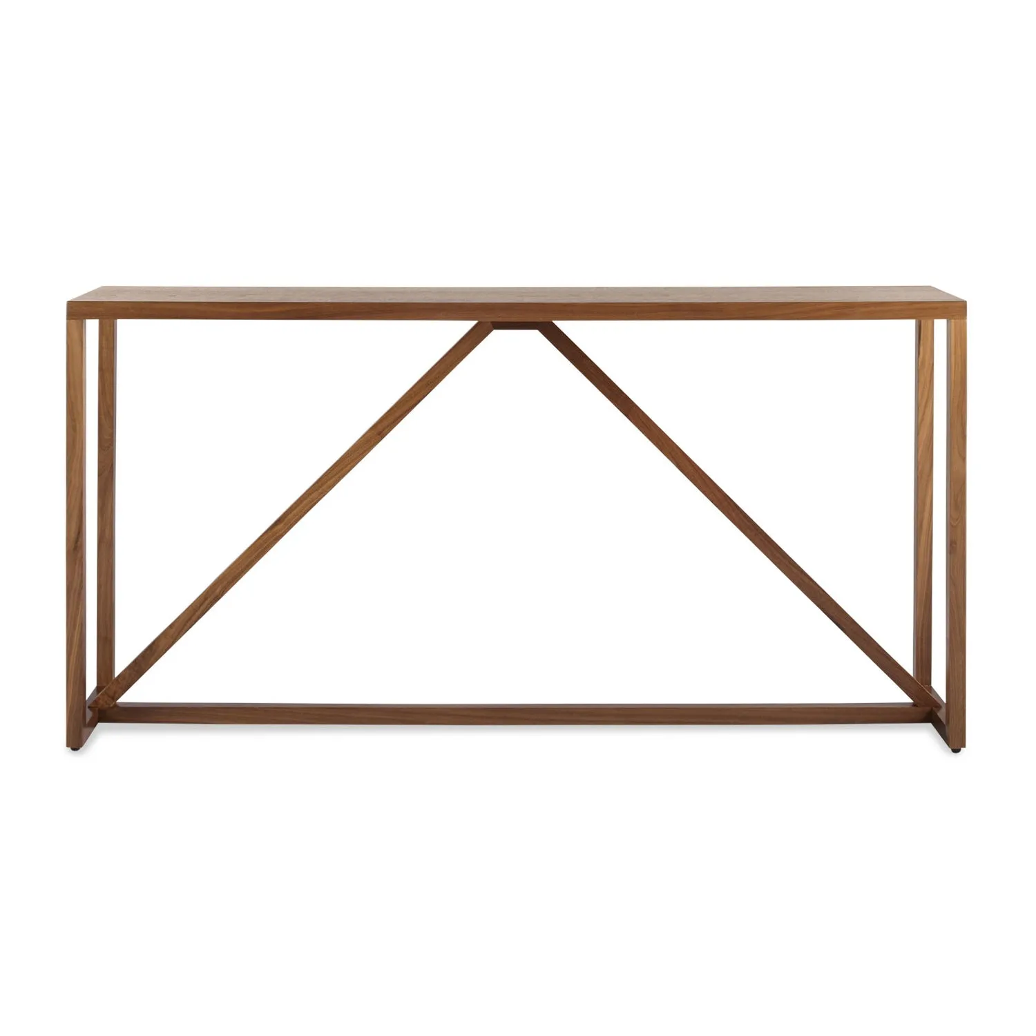 Strut Wood Console Table