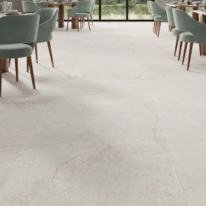 Summary Pearl Stone Effect Porcelain Tile 100x100cm Matt