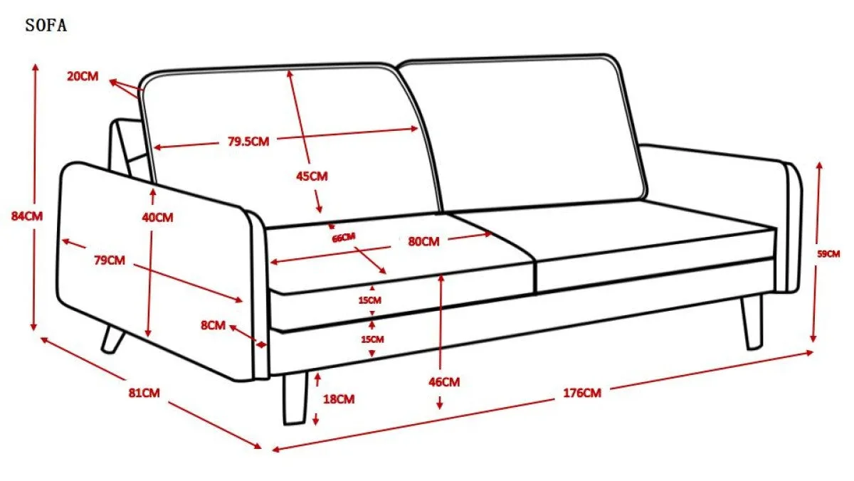 Synan Sofa - Grey