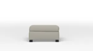 Tami Rectangular Ottoman - Stucco Beige