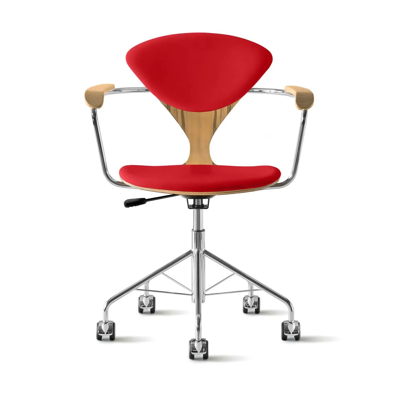 Task Office Chair with Arms - Upholstered Seat and Back