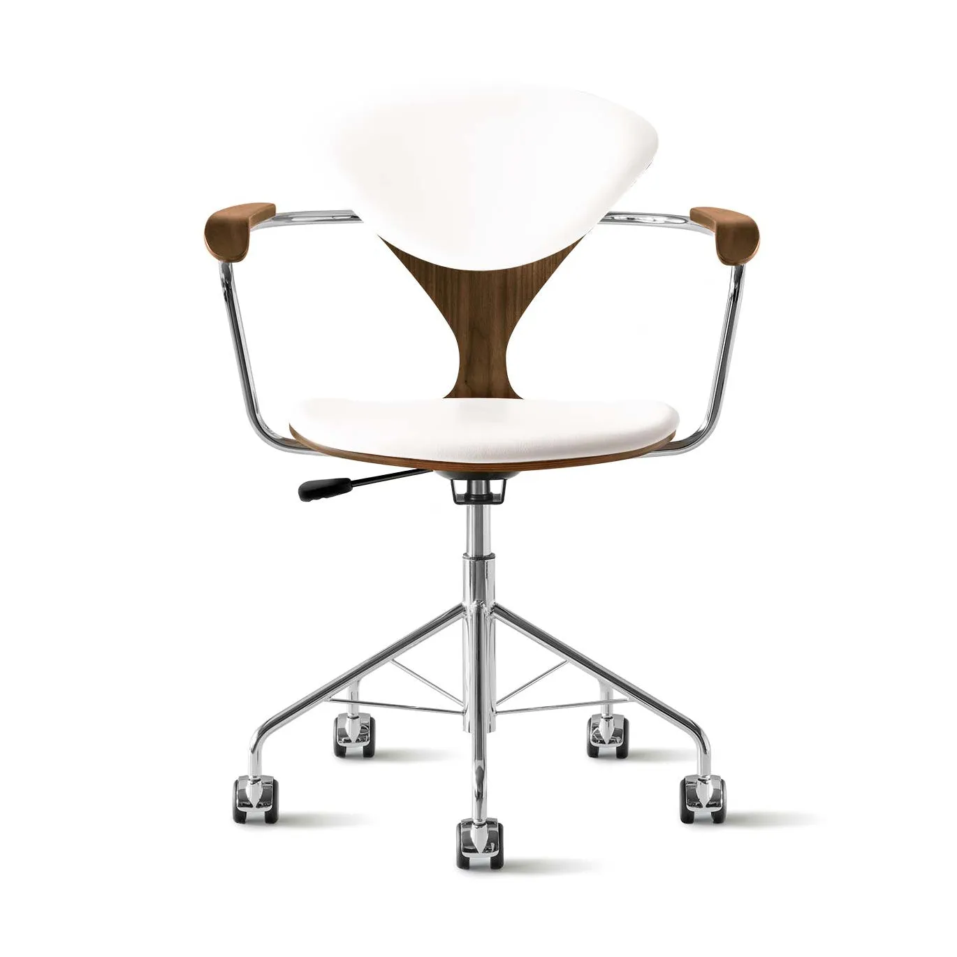 Task Office Chair with Arms - Upholstered Seat and Back