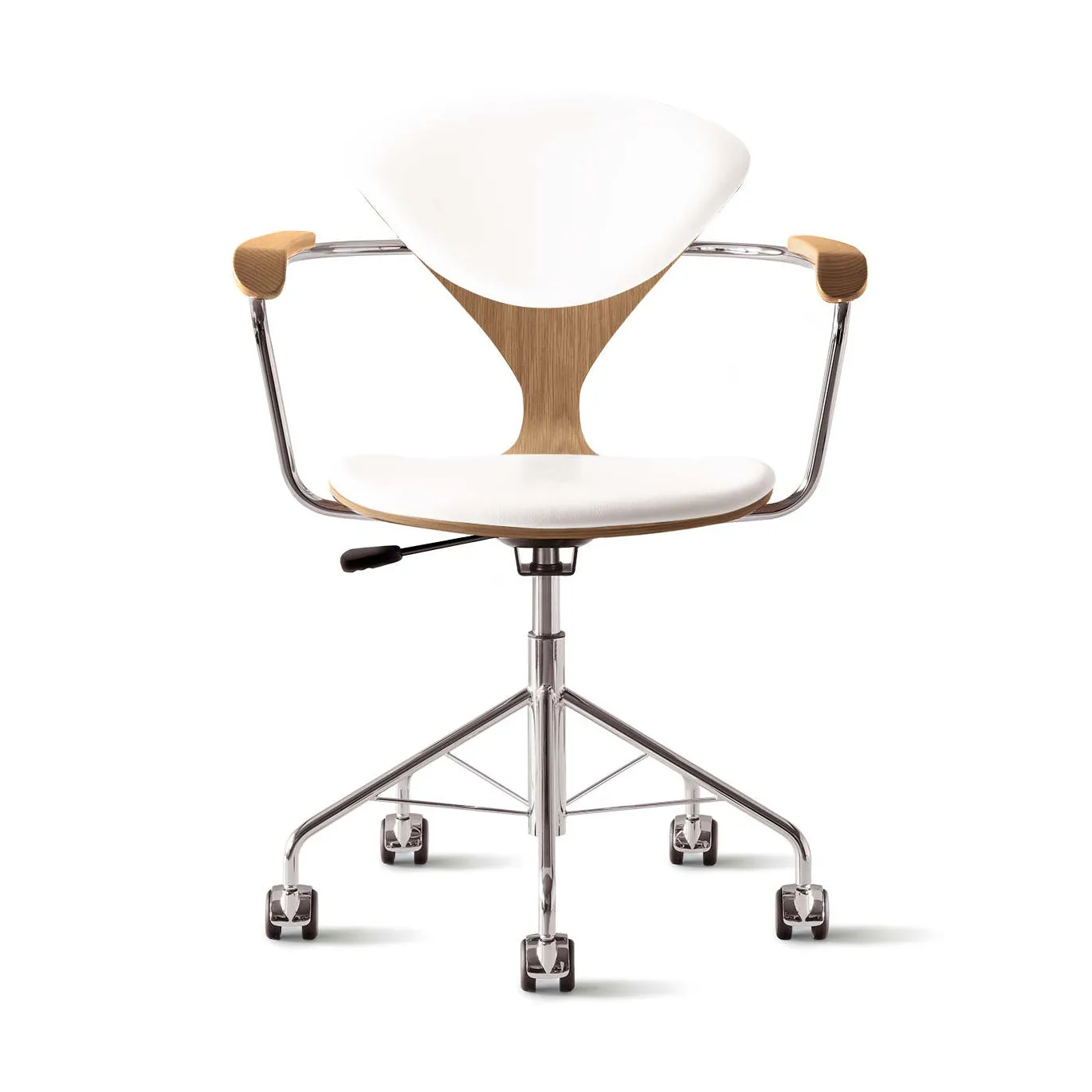 Task Office Chair with Arms - Upholstered Seat and Back