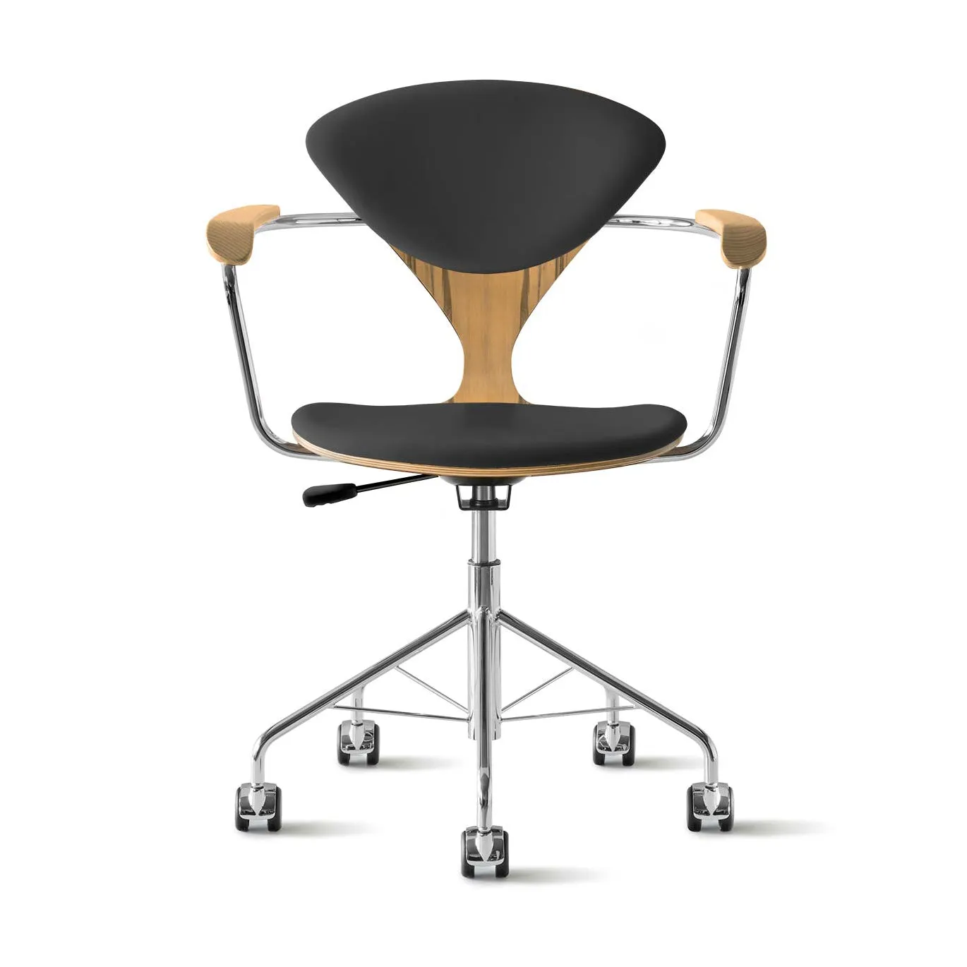 Task Office Chair with Arms - Upholstered Seat and Back