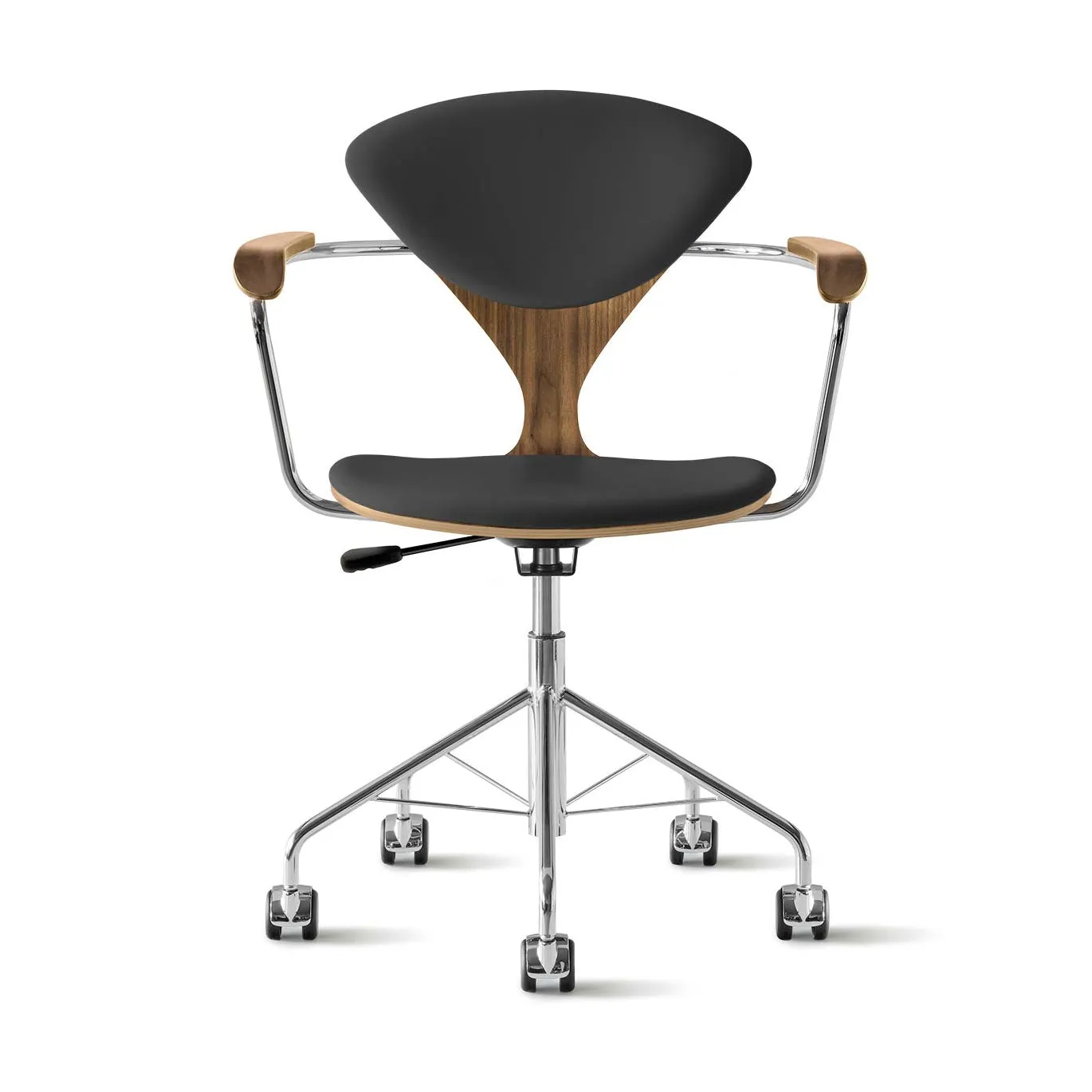 Task Office Chair with Arms - Upholstered Seat and Back