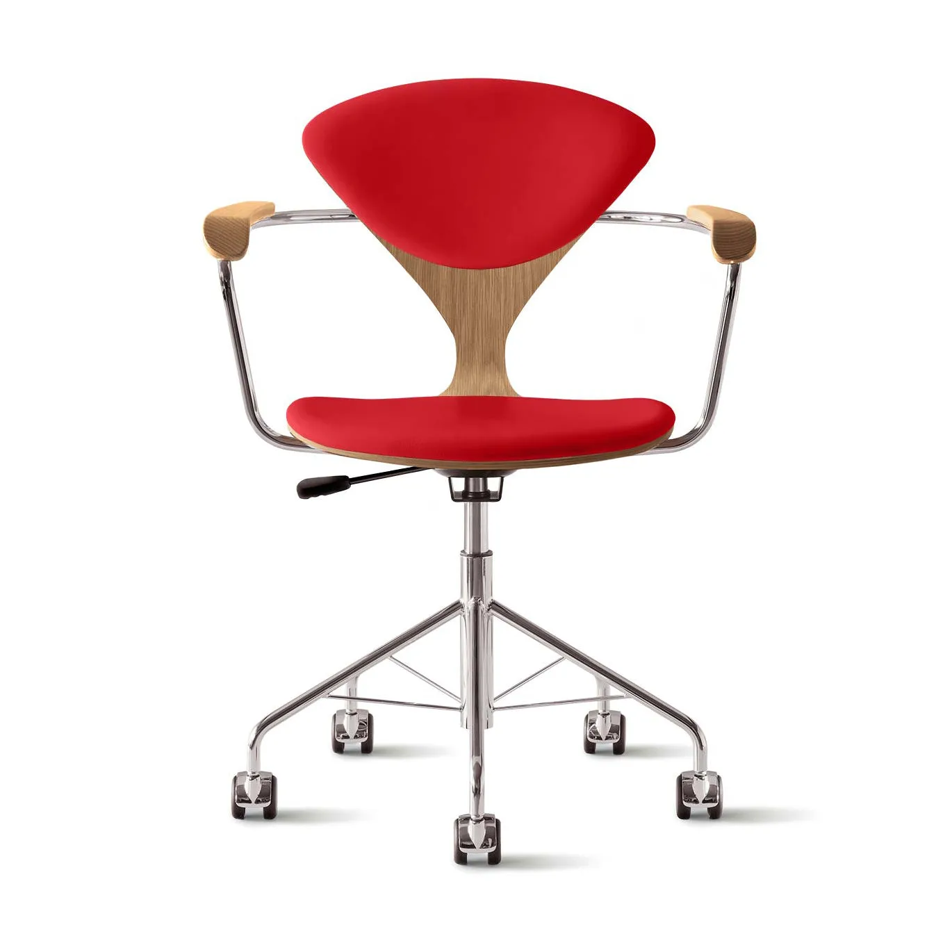 Task Office Chair with Arms - Upholstered Seat and Back