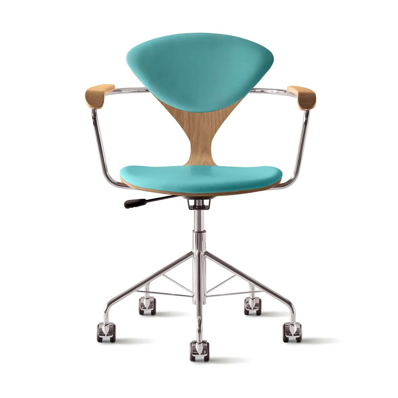 Task Office Chair with Arms - Upholstered Seat and Back