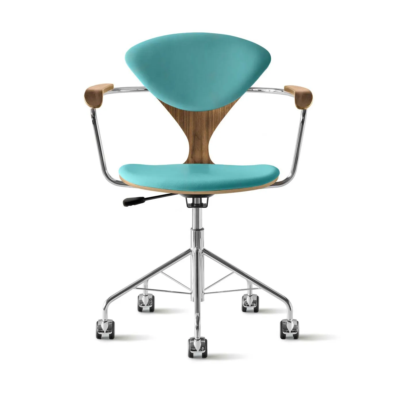 Task Office Chair with Arms - Upholstered Seat and Back