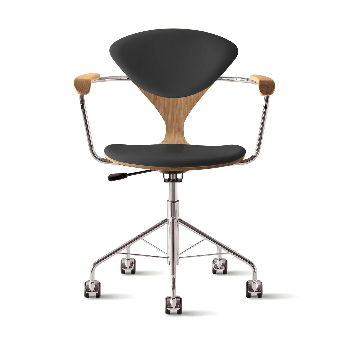 Task Office Chair with Arms - Upholstered Seat and Back