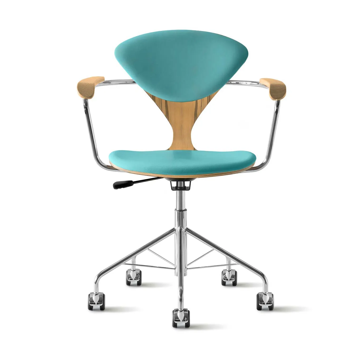 Task Office Chair with Arms - Upholstered Seat and Back