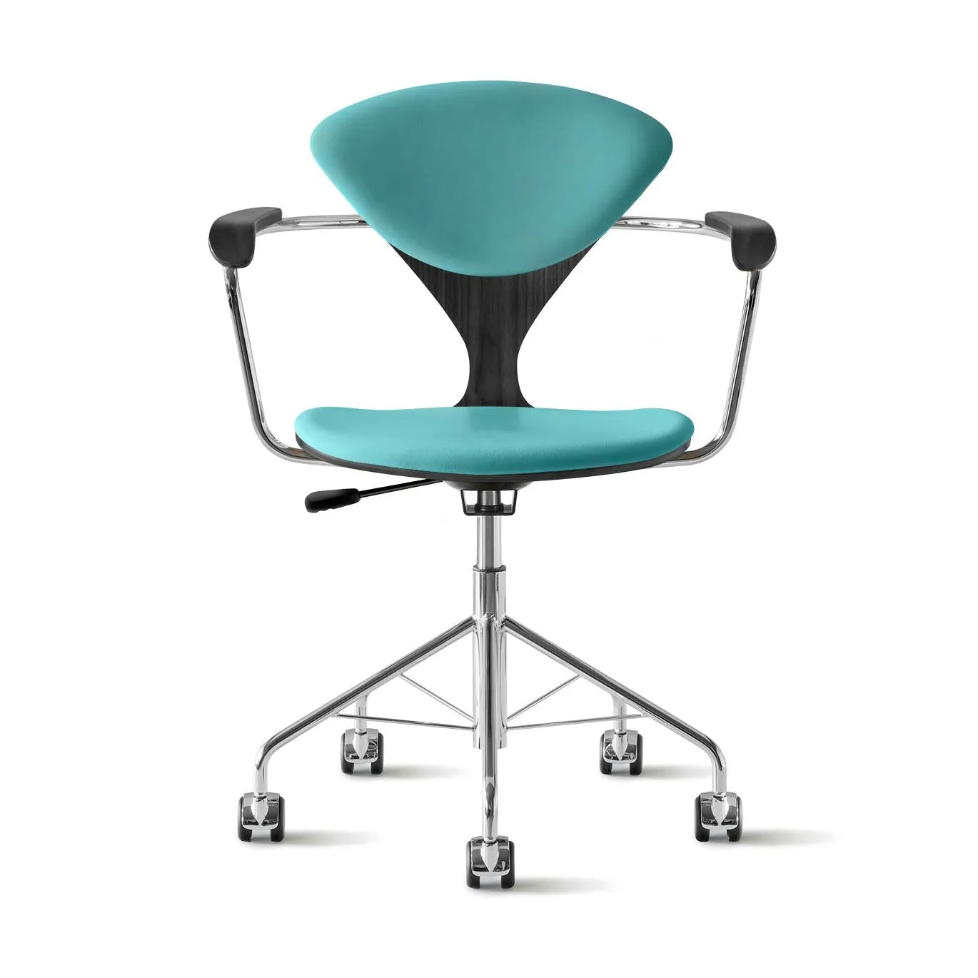 Task Office Chair with Arms - Upholstered Seat and Back