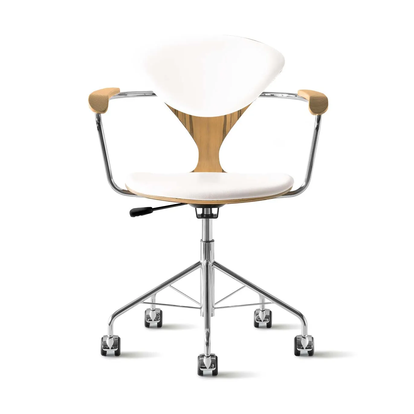 Task Office Chair with Arms - Upholstered Seat and Back