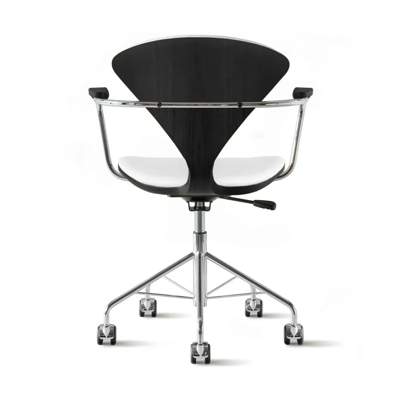 Task Office Chair with Arms - Upholstered Seat and Back