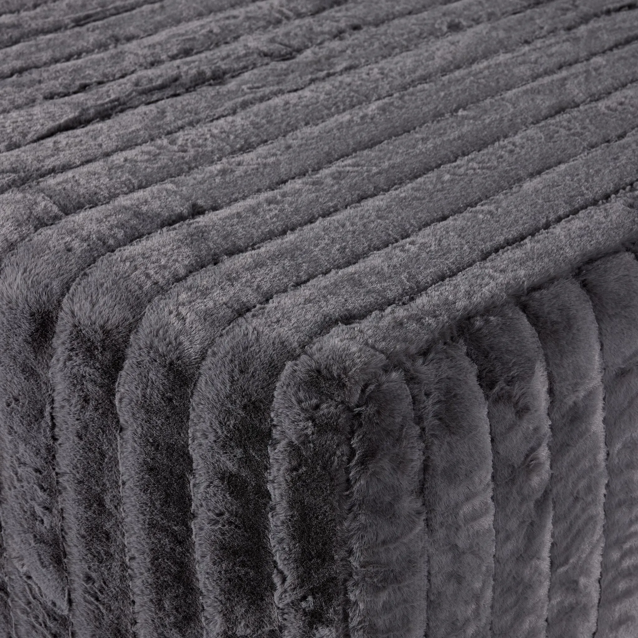 Teddy Ottoman-Grey