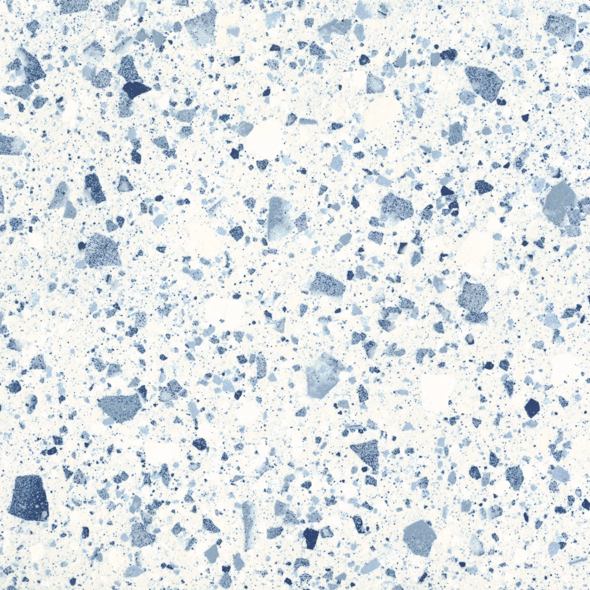 Terrazzo Lusso Blue Full-Bodied Porcelain Tile 60x60cm Matt
