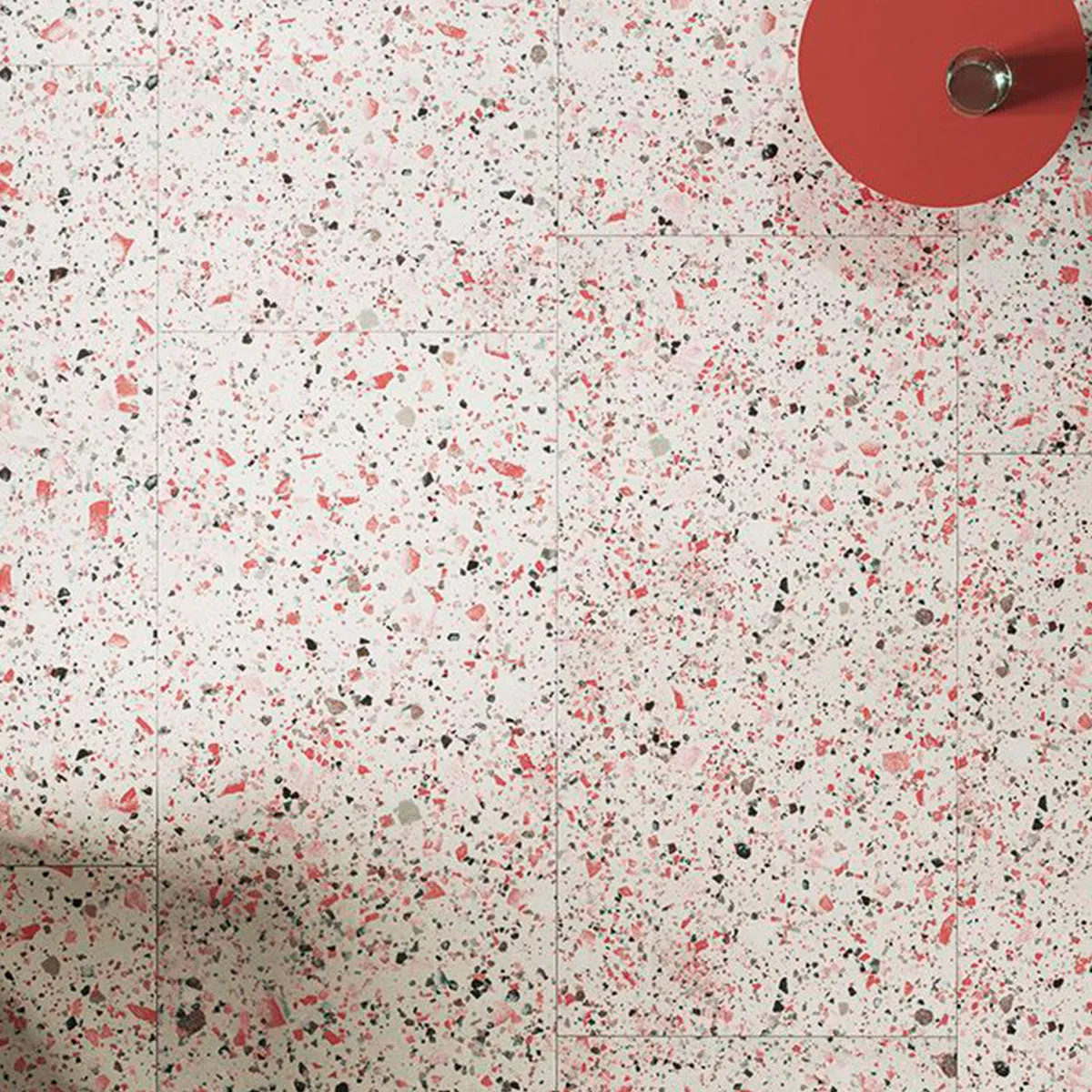 Terrazzo Lusso Coral Full-Bodied Porcelain Tile 60x60cm Matt