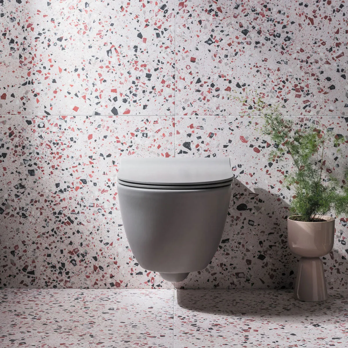 Terrazzo Lusso Coral Full-Bodied Porcelain Tile 60x60cm Matt