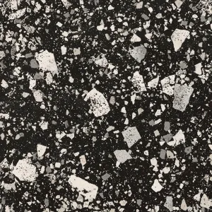 Terrazzo Lusso Graphite Full-Bodied Porcelain Tile 60x60cm Matt