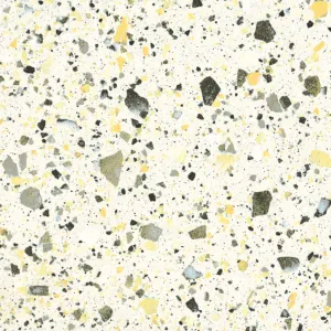 Terrazzo Lusso Yellow Full-Bodied Porcelain Tile 60x60cm Matt