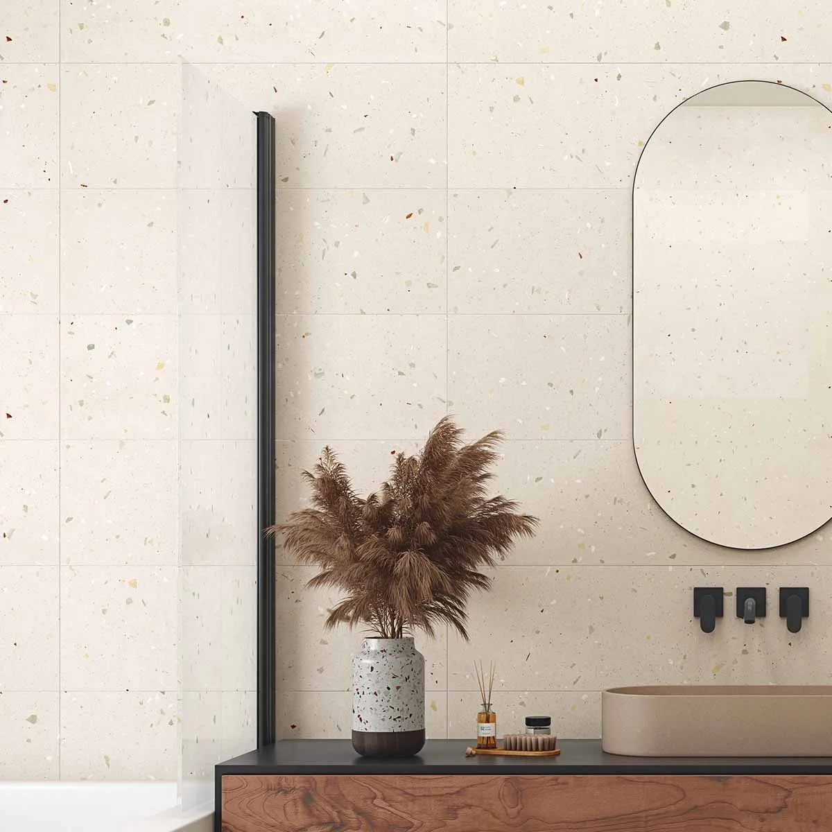 Topping-R Menta Terrazzo Effect Wall Tile 32x99cm Matt